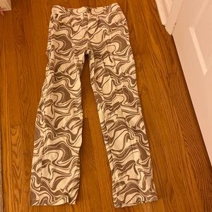 Hollister high rise utility dad pants